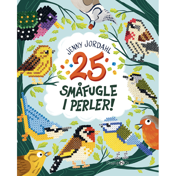 25 sm�fugle i perler