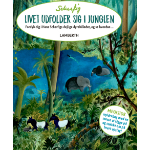 Livet udfolder sig i junglen (fold ud bog)