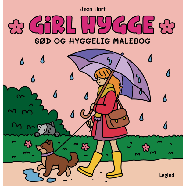 Malebog: Girl Hygge - Cozy Coloring