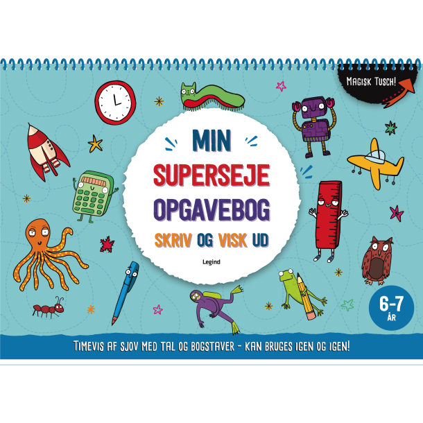 Min superseje opgavebog - skriv og visk ud igen