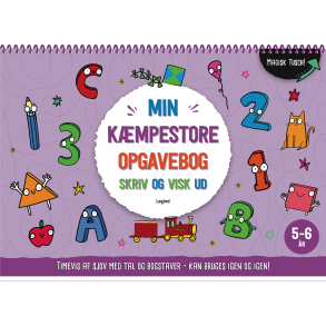 Min k�mpestore opgavebog - skriv og visk ud igen