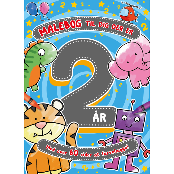 Malebog til dig der er 2 �r