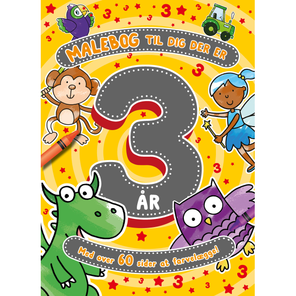 Malebog til dig der er 3 �r