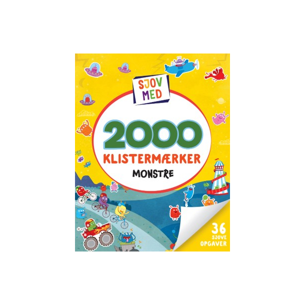 Sjov med 2000 klisterm�rker: Monstre