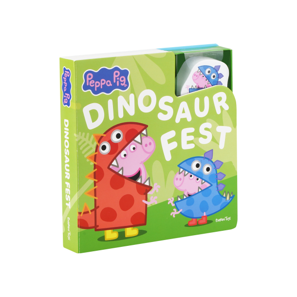 Gurli Gris Bog med Trfigurer  Dinosaurfest