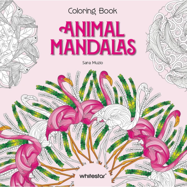 Animal Mandalas Colouring Book
