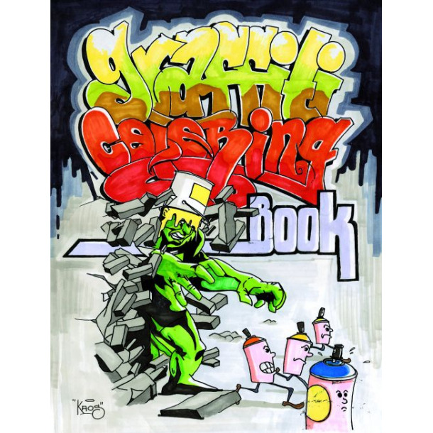 Graffiti coloring book