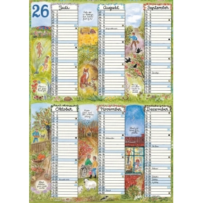 Plakatforlaget Dagkalender 2026, stor