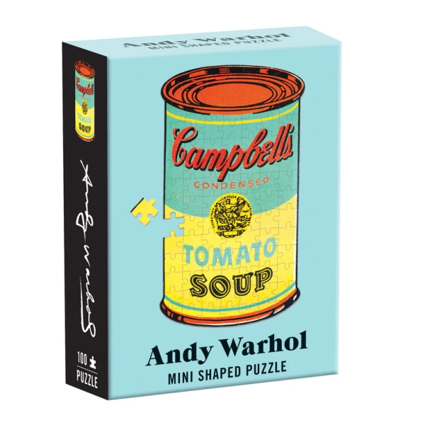 Andy Warhol Mini puslespil- Campbell's Soup, 100 brikker