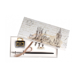 NASSAU Kalligrafis�t i �ske, 8 dele, sort