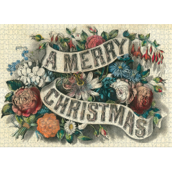 Puslespil, Merry Christmas, 1000 brikker