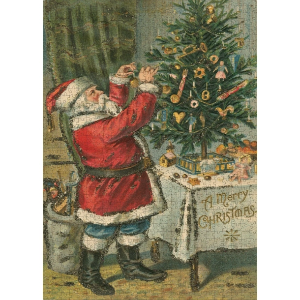 Puslespil, Santa Trims the Tree, 1000 brikker