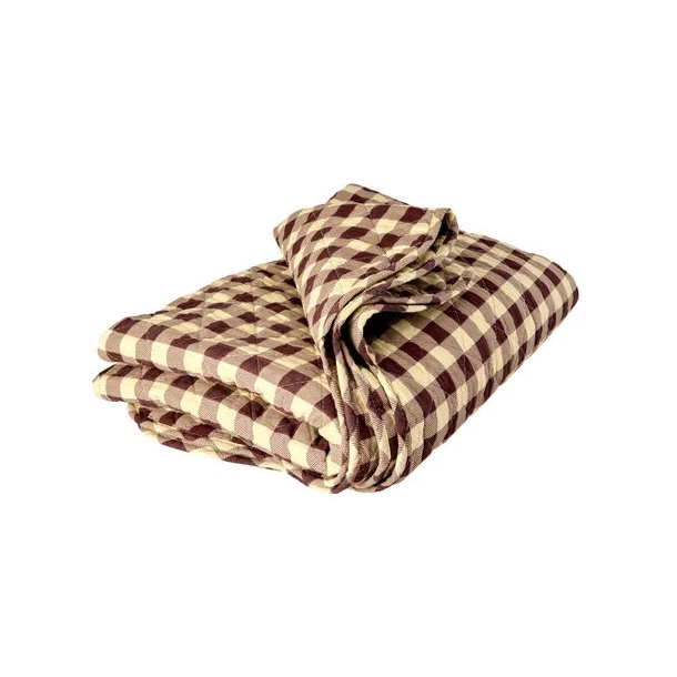 Quiltt�ppe med Check Me Out print