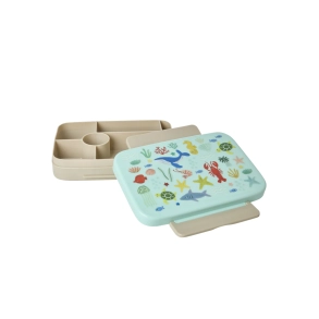 Rice, Plastik Madkasse, Bl, Ocean Print 