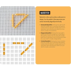 Boks med broderi mnstre (Engelsk)