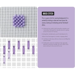 Boks med broderi mnstre (Engelsk)