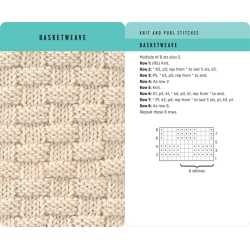 Boks med strikke mnstre (Engelsk)