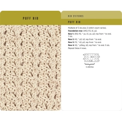 Boks med strikke mnstre (Engelsk)