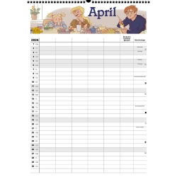 Familiekalender FamilyPlan 2026 - 5-pers. 