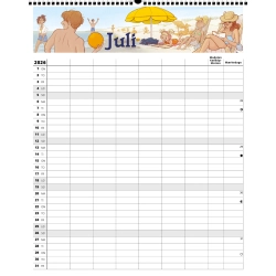 Familiekalender FamilyPlan 2026 - 7-pers. 