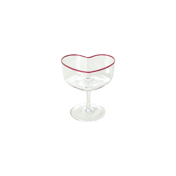 Rice, Hjerte Glas Champagne Coupe