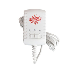 SAMPAK - 1 Adventsstjerne, plast, 13cm, samlet, hvid (LED)  + 1 adapter med timer til 4 stjerner (LED) 