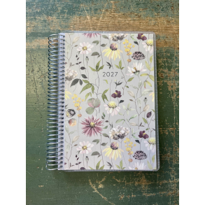 Dagkalender Basic, 2027, Blomster