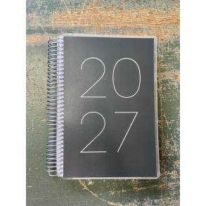 Dagkalender Basic, 2027, Sort