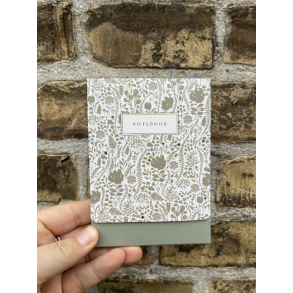 The Great Brittish, Stephanie Dyment, Notebook med magnetlukning, Gr�n med gr�nne planter