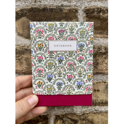 The Great Brittish, Stephanie Dyment, Notebook med magnetlukning, Gr�n med blomster