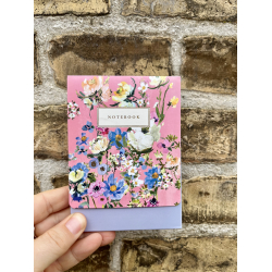 The Great Brittish, Stephanie Dyment, Notebook med magnetlukning, Lyser�d med blomster