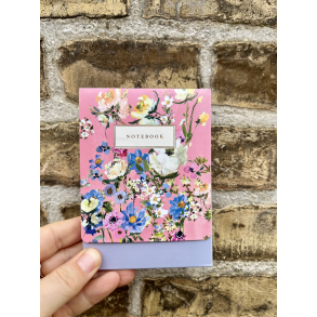 The Great Brittish, Stephanie Dyment, Notebook med magnetlukning, Lyser�d med blomster