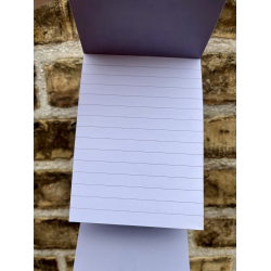 The Great Brittish, Stephanie Dyment, Notebook med magnetlukning, Lyser�d med blomster
