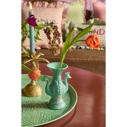 Rice, Pfugl Keramik Vase, Grn