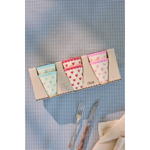 Rice, Mellem Kop - Multifarvet - 6-pak