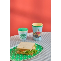 Rice Mellem Kop - Lys Bl� - Snoopy Print