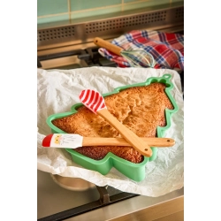 Rice, Juletr Silikone Bageform, Grn