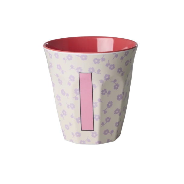 Mellem Alfabetkop - Creme - I - Flowers