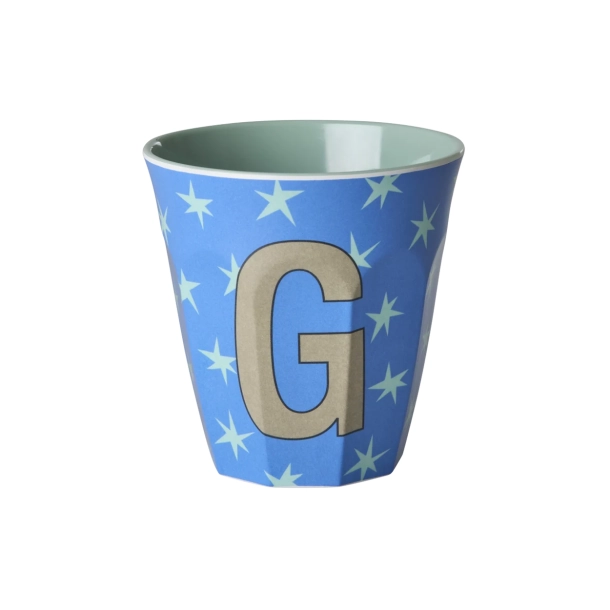 Mellem Alfabetkop - Bl� - G - Stars