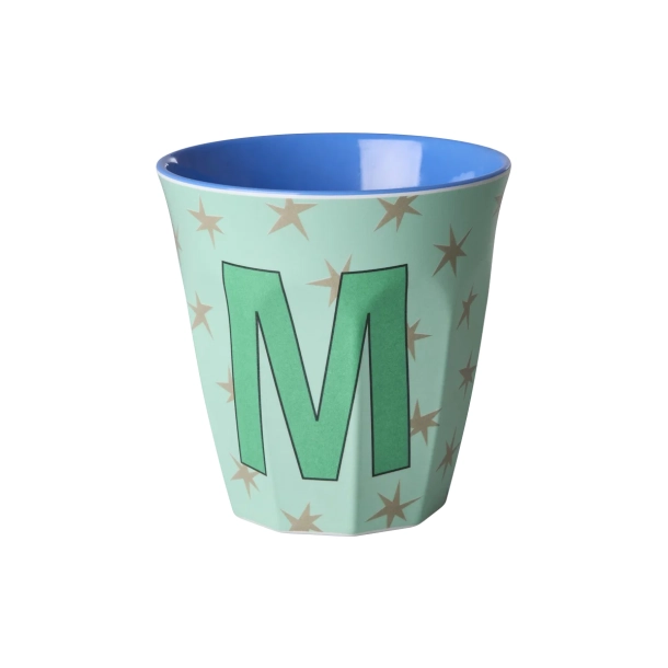 Mellem Alfabetkop - Gr�n - M - Stars