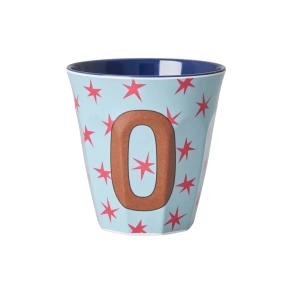 Mellem Alfabetkop - St�vet Bl� - O - Stars