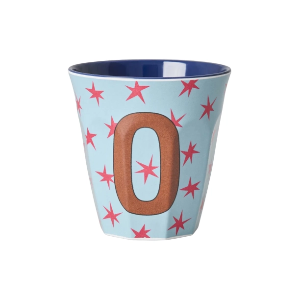 Mellem Alfabetkop - St�vet Bl� - O - Stars