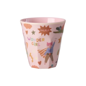 Mellem B�rnekop - Pink - Hero Print
