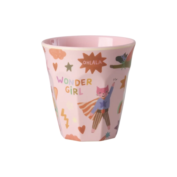 Mellem B�rnekop - Pink - Hero Print