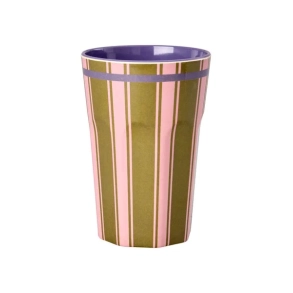 Rice latte kop, striber, Stripe Delight Print