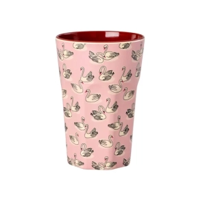 Rice latte kop, Swan print