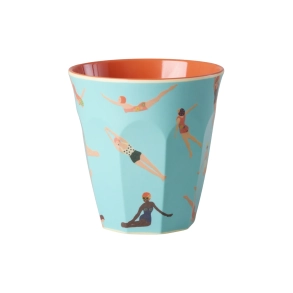 Rice Mellem Kop Retro Swimster Print 