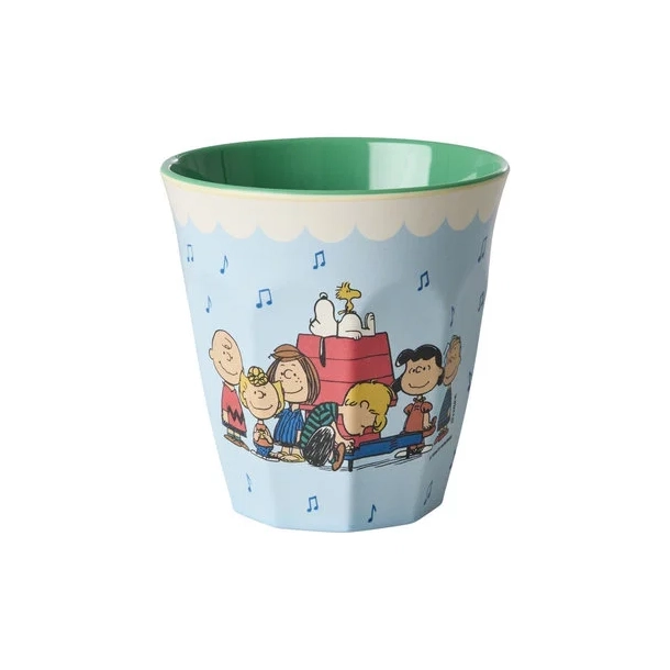 Rice Mellem Kop - Lys Bl� - Snoopy Print