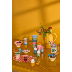 Rice Rektangulr Melamin Middagstallerken, striber