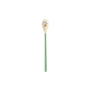 Rice melamin latte skeer, Snoopy Prints, Gr�n med blomster